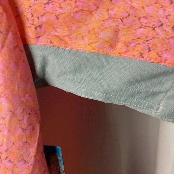 NWT REEL LEGENDS MARINER II MENS SIZE LARGE ORANGE PINK SCALE DESIGN POCKETS - Picture 7 of 15